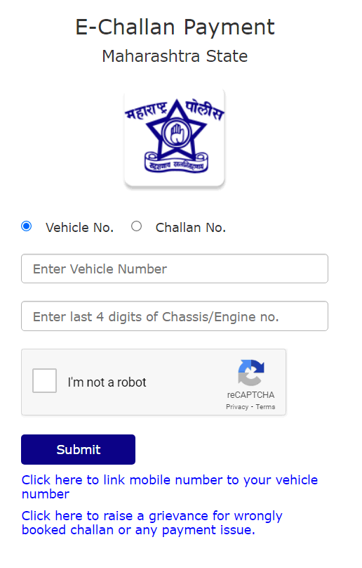 e-challan payment mahashtra state