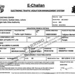 traffic e-Challan sample