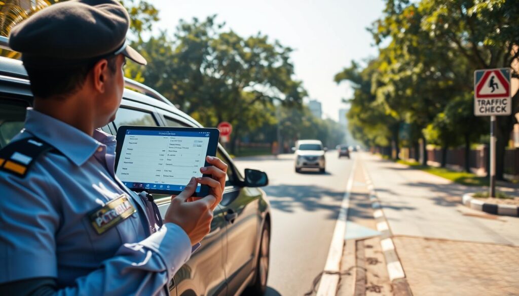 Traffic Challan Checking Process Traffic Challan Checking Process