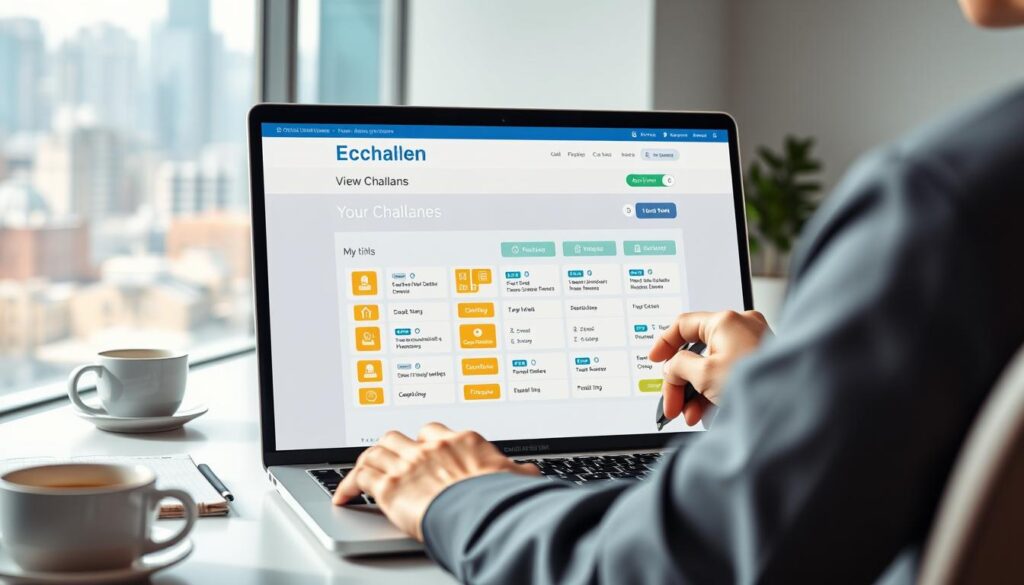 navigating official echallan portals