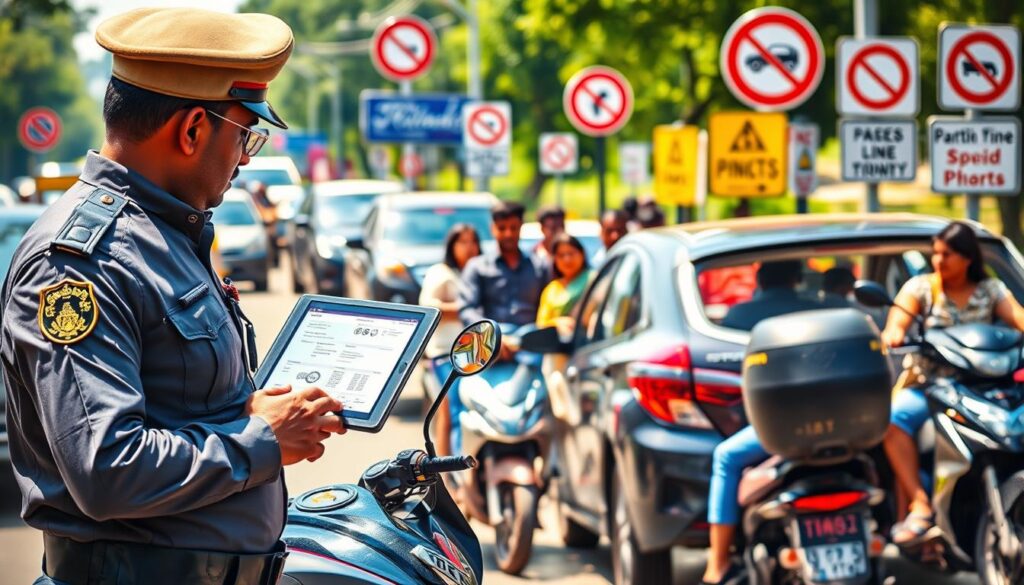 traffic violations and penalties in Telangana