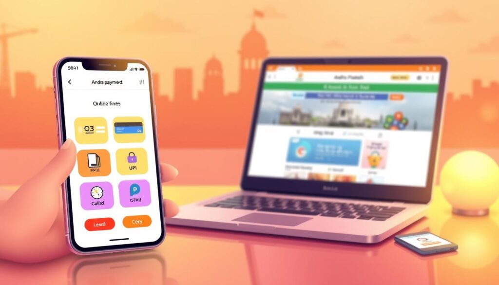 online payment methods for traffic fines in Andhra Pradesh